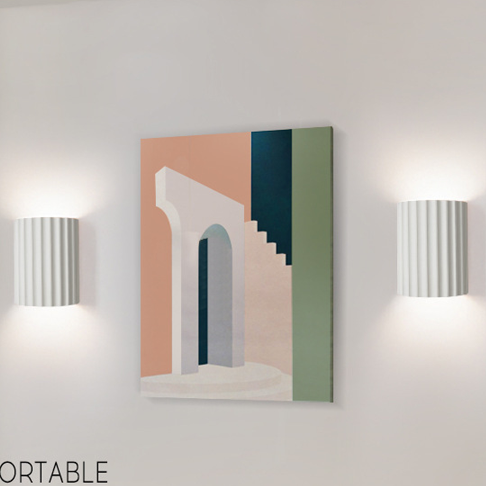 Applique Murale Moderne en Résine - Design Simple et Épuré