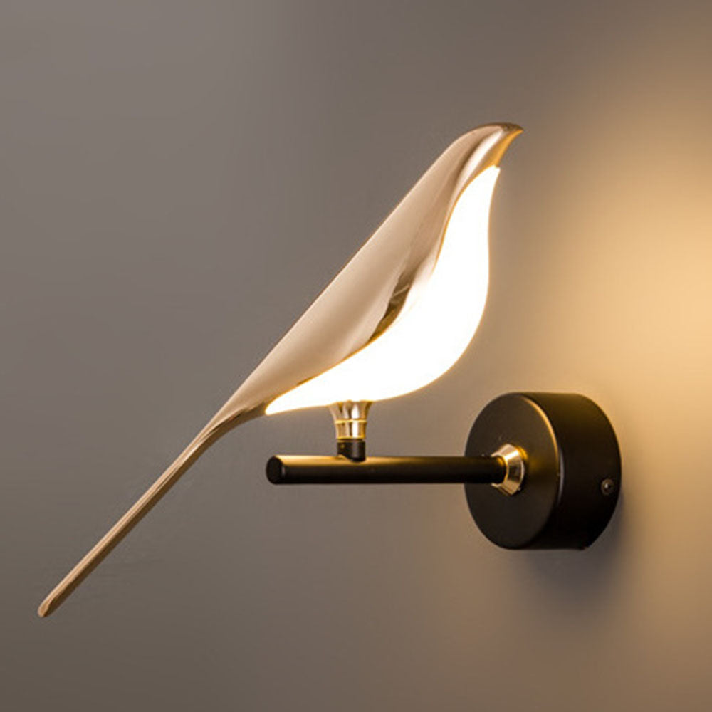 Applique Murale Premium avec Oiseau Doré
