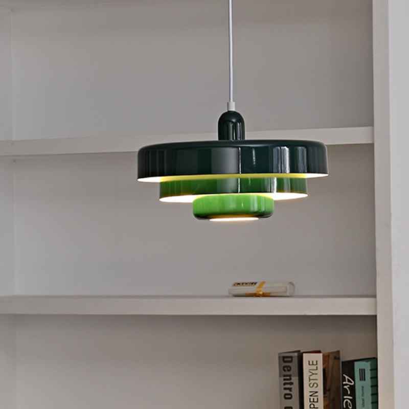 Lampe Suspension Vintage - Design Abat-Jour à 3 Couches