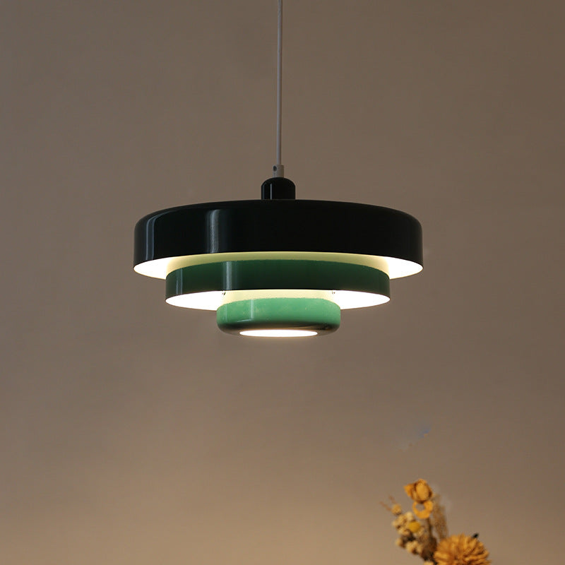 Lampe Suspension Vintage - Design Abat-Jour à 3 Couches
