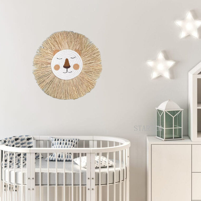 Décoration Murale Animale Bangui – Élégance Bohème pour la Chambre d'Enfant