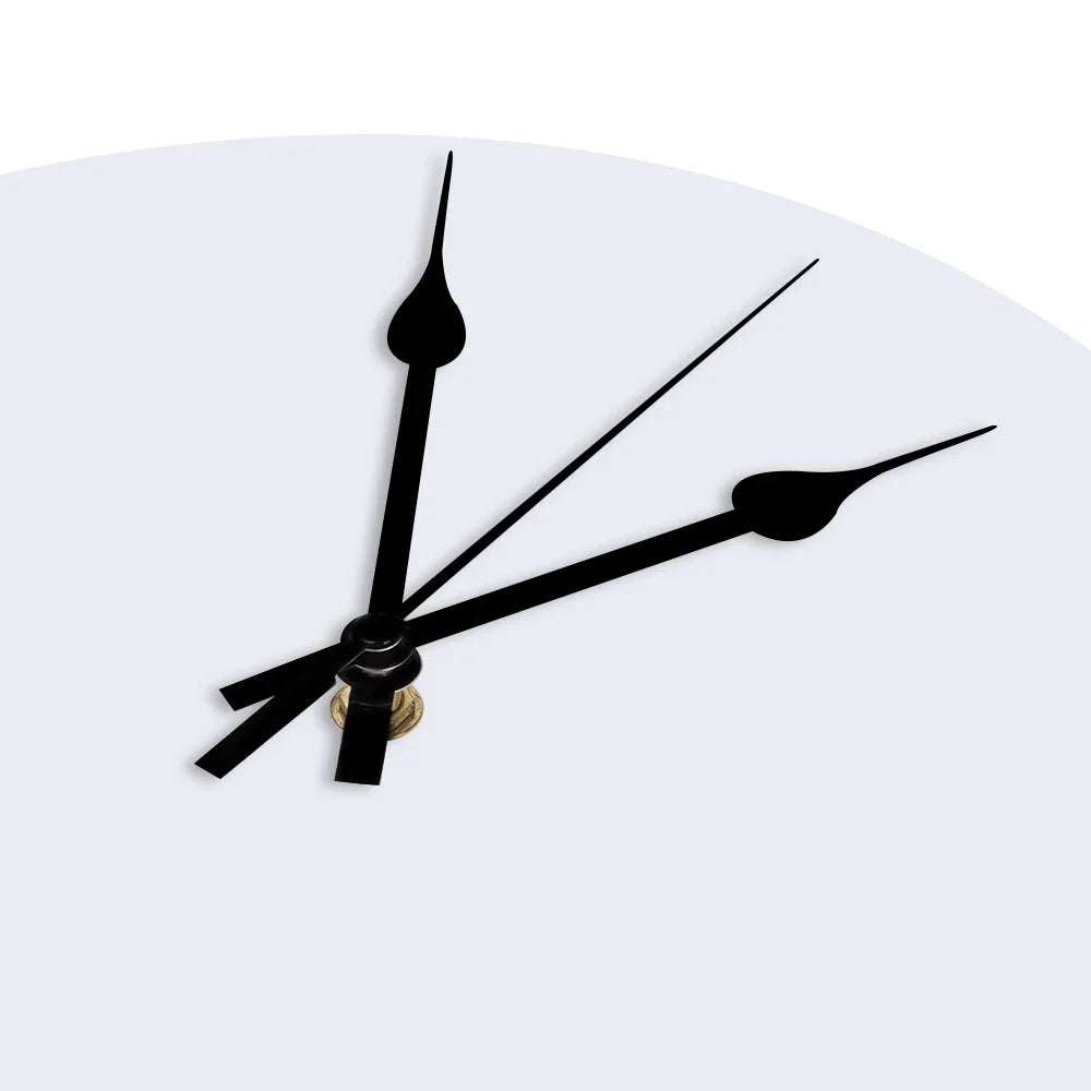 Horloge Murale Vintage Silencieuse - Design Géométrique Élégant
