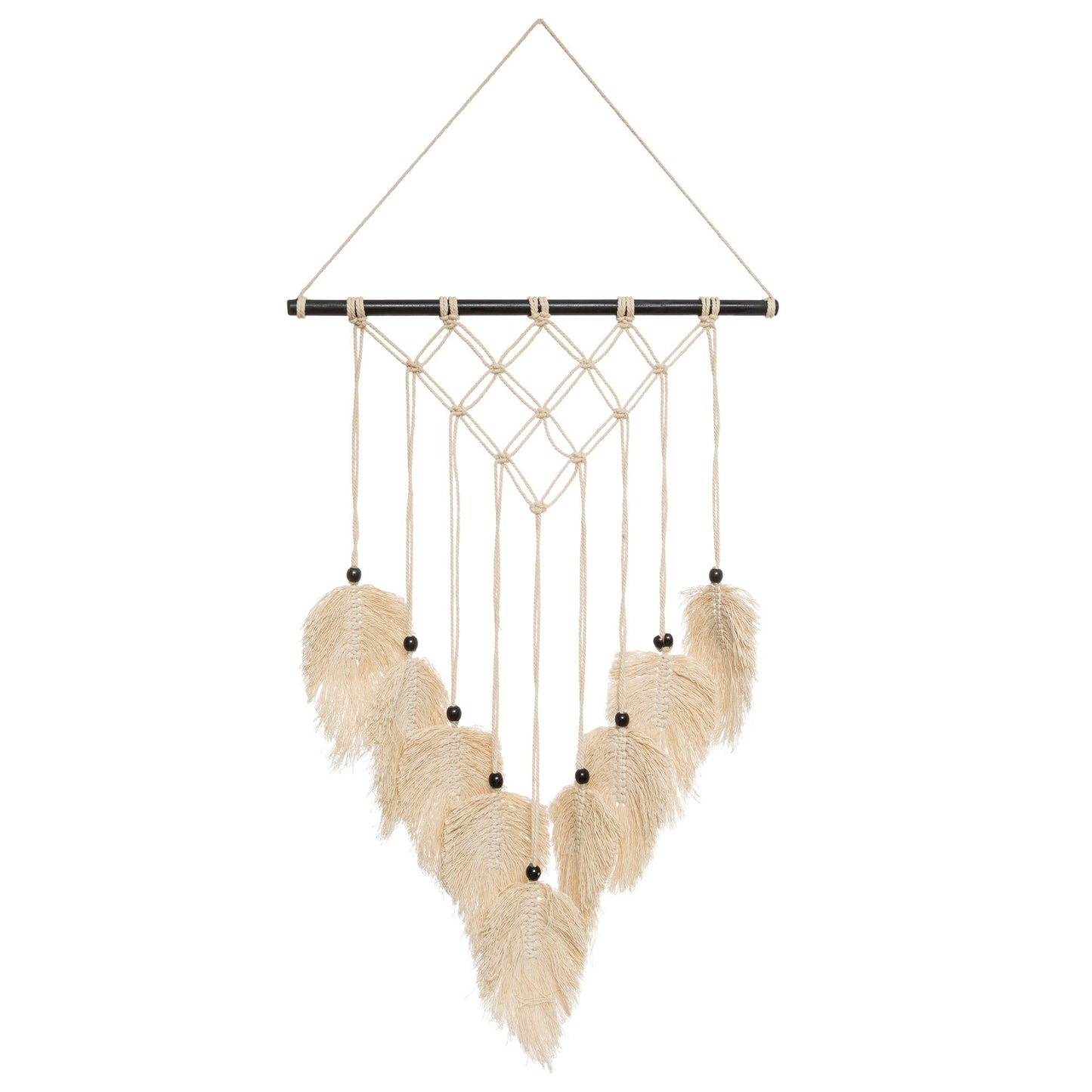 Décoration Murale Macramé Safari Lin (H68 cm)