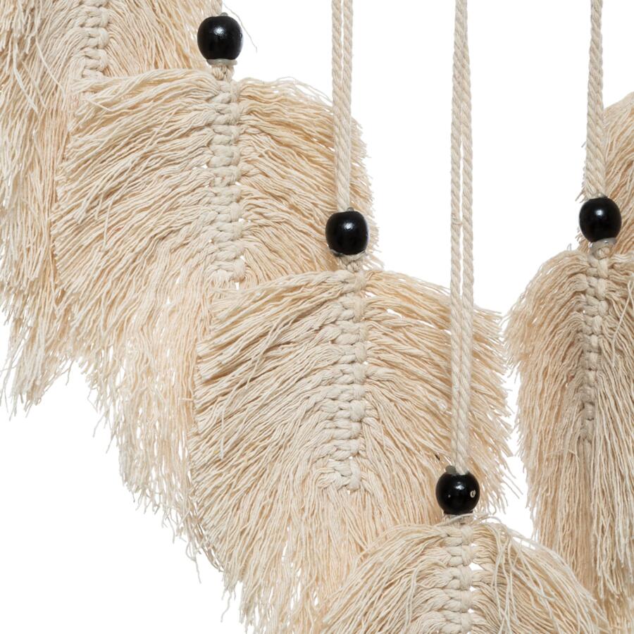 Décoration Murale Macramé Safari Lin (H68 cm)