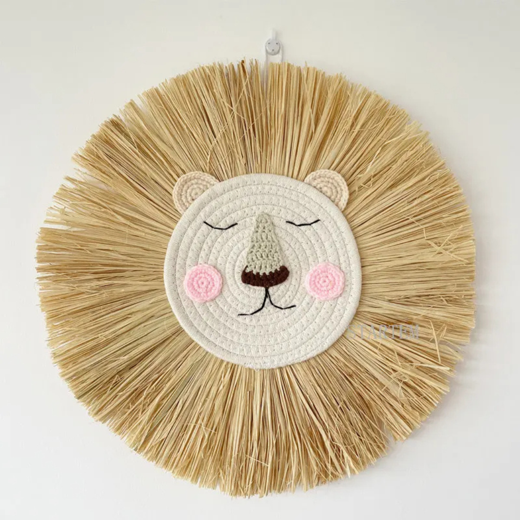 Décoration Murale Animale Bangui – Élégance Bohème pour la Chambre d'Enfant