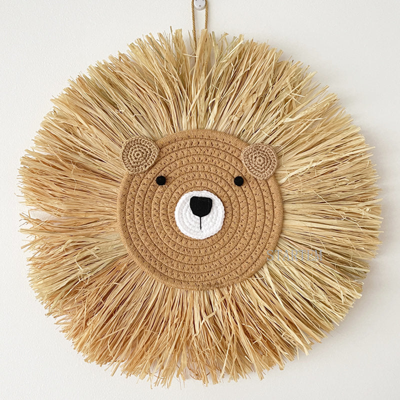 Décoration Murale Animale Bangui – Élégance Bohème pour la Chambre d'Enfant