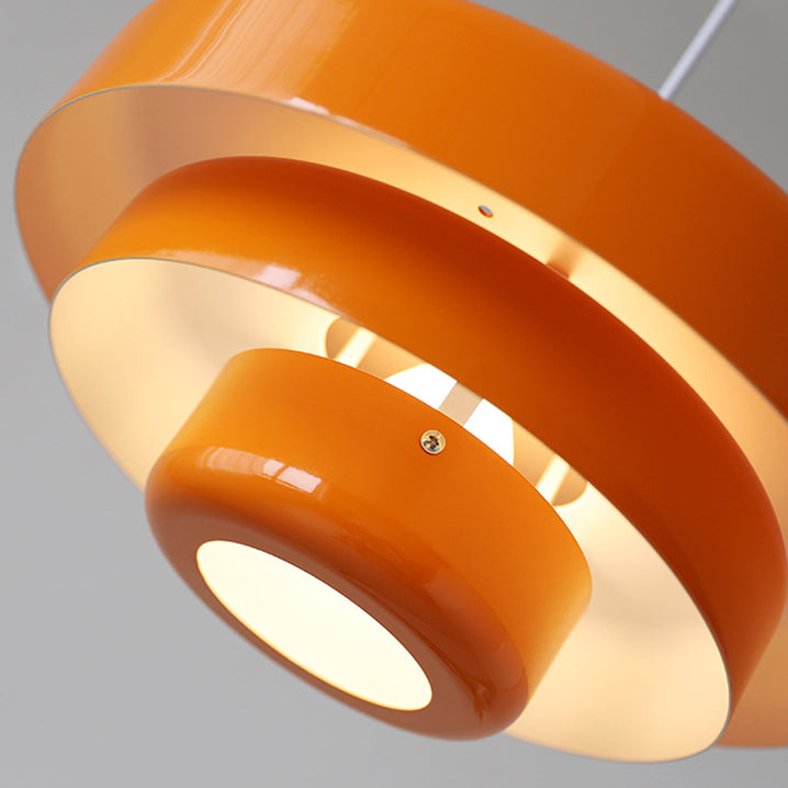 Lampe Suspension Vintage - Design Abat-Jour à 3 Couches