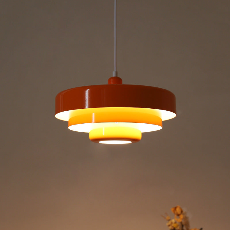 Lampe Suspension Vintage - Design Abat-Jour à 3 Couches