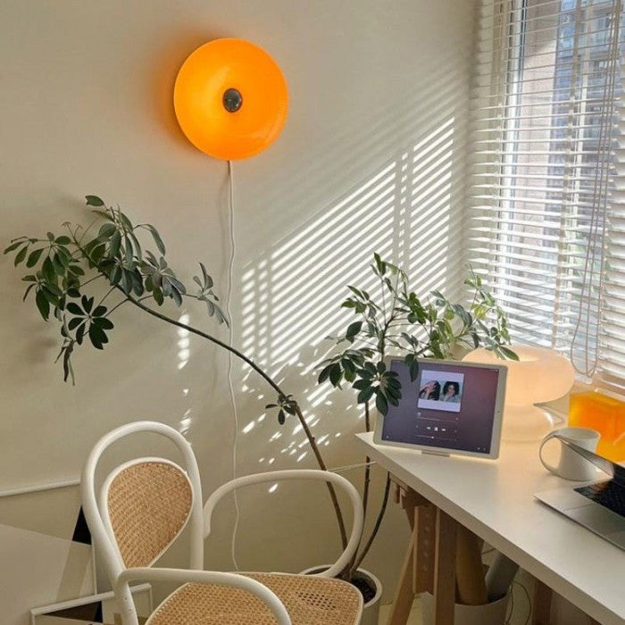 Applique Murale ou Lampe de Table Moderne Orange