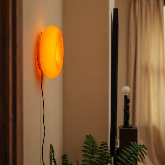 Applique Murale ou Lampe de Table Moderne Orange