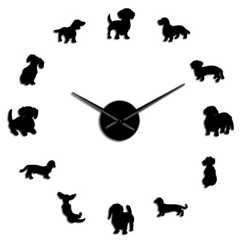 Horloge murale Décoration Chiens
