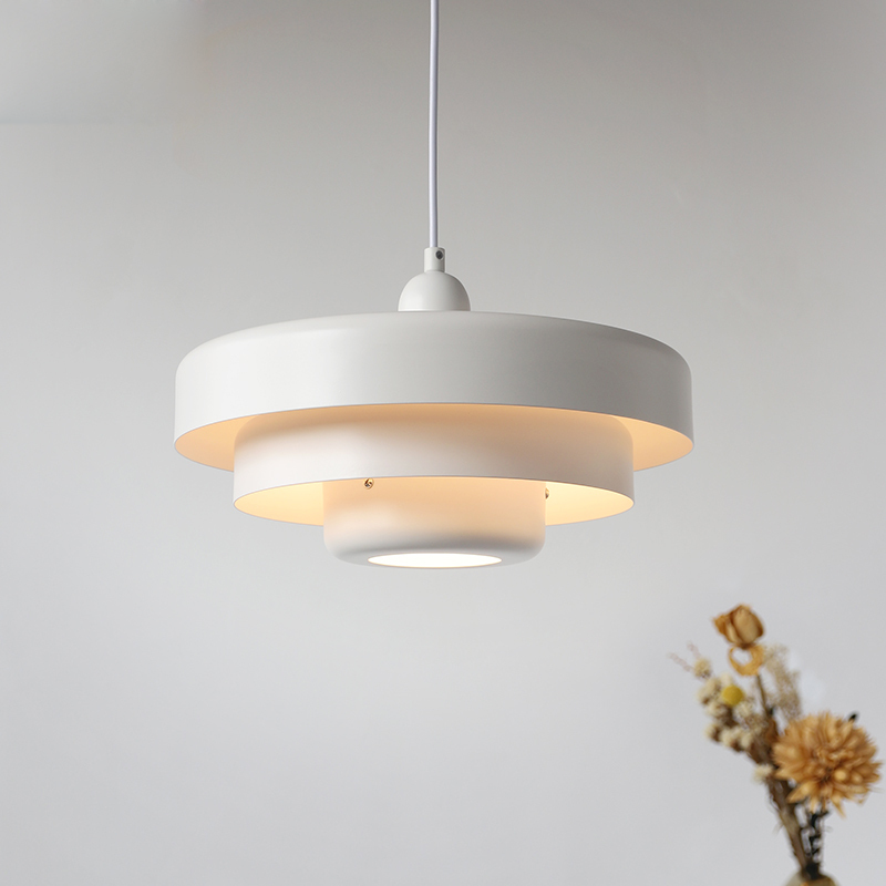 Lampe Suspension Vintage - Design Abat-Jour à 3 Couches