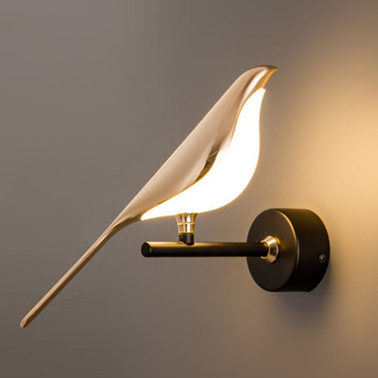 Applique Murale Premium avec Oiseau Doré