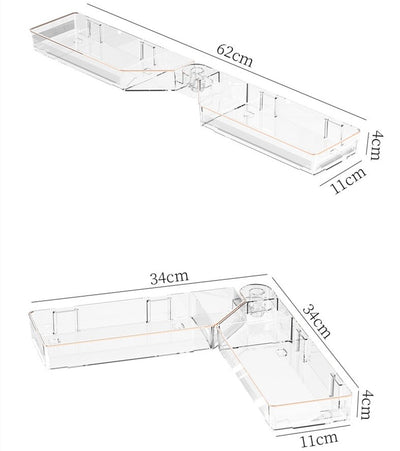 Étagères Pratiques pour Salle de Bain Sans Percage
