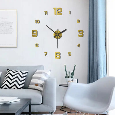 Horloge murale 3D sans cadre
