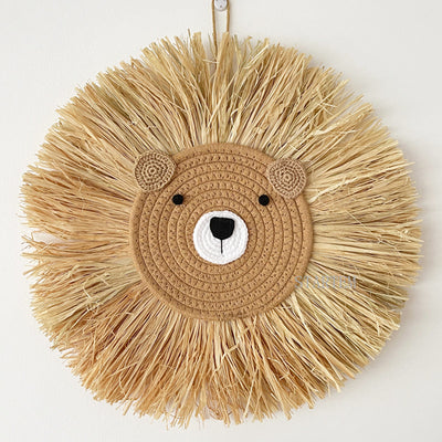 Décoration Murale Animale Bangui – Élégance Bohème pour la Chambre d'Enfant