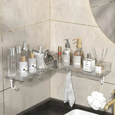 Étagères Pratiques pour Salle de Bain Sans Percage