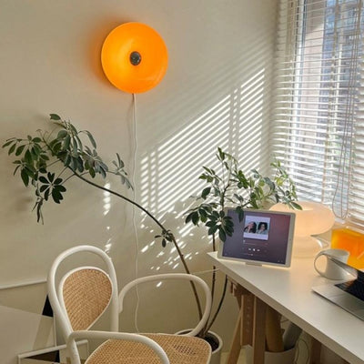 Applique Murale ou Lampe de Table Moderne Orange