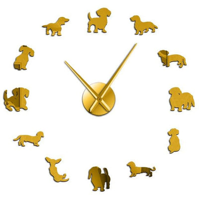 Horloge murale Décoration Chiens