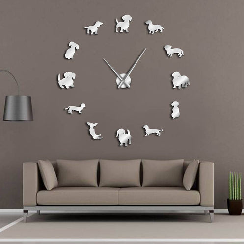 Horloge murale Décoration Chiens
