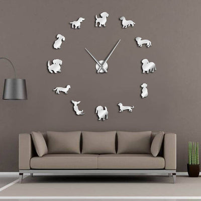 Horloge murale Décoration Chiens