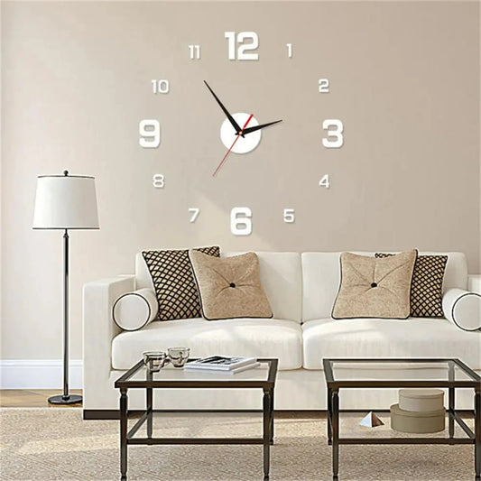 Horloge murale 3D sans cadre